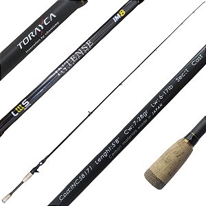 Vara para Carretilha  Intense Carbono 17lb Lumis Cabo Cortiça  1,76m 5'8 Pés