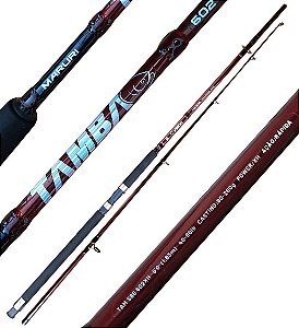 Vara para Molinete Tamba 80lb 1,83m  6'0 Maruri Ação Rápida Vara para Pesqueiro Fibra de Vidro