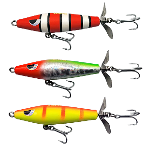 Kit Iscar Aritificial Torpedo com Hélice Devassa Yara 9cm 3 Unidades