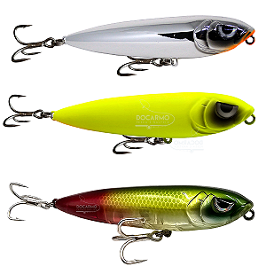 Kit Isca Artificial Superfície Yara Mad Dog 7,5cm 8g 3 Unidades