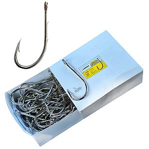 Anzol Para Pesca 4330 Super Strong Níquel 12/0 50 Unidades