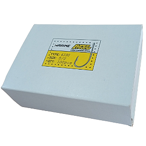 Anzol Marine Sports Super Strong 4330 Tamanho Numero 5/0 Caixa Com 100 Unidades