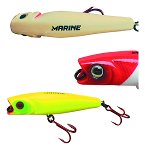 Kit 3 Isca Artificial StickOne 65 Marine Sport para Tucunaré