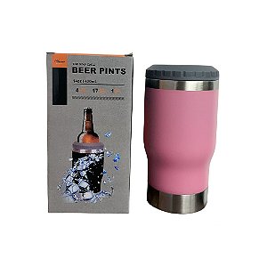 Copo Térmico 473ml Com Tampa E Abridor Para Cerveja E Copo Porta Cerveja Garrafa Térmica Latinha De Aço 420ml