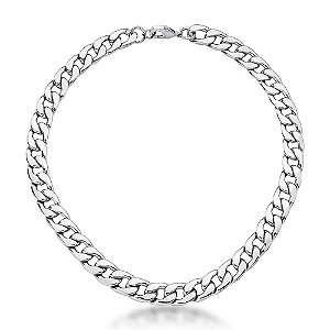 CORRENTE LISO ELO GRUMET 13X9X3MM  BAN. A RODIO