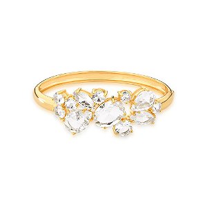 BRACELETE FOLHEADO 18K GOTA/OVAL/REDONDO/NAVETE