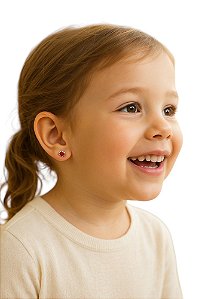 Brinco Fh Prata Zirconia Colorida M