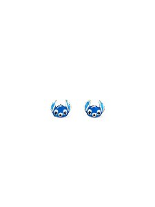 Brinco de Prata Stitch Resinado P