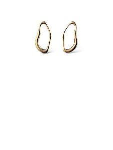 Brinco Folheado 18k Irregular P