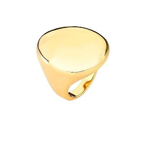 ANEL GRANDE LISO ABAULADO CURVO GOTA