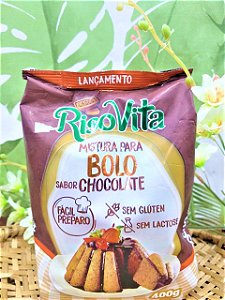 Mistura para bolo sabor chocolate RisoVita 400g