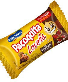 Paçoca com chocolate 1 unidade