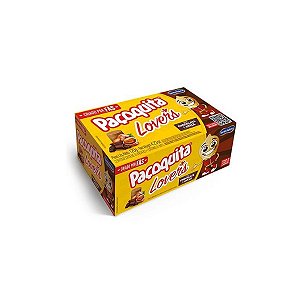 Caixa de paçoca com chocolate 24 unidades