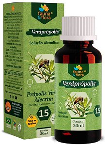 Própolis Verde Alecrim 15% com Álcool  30ml