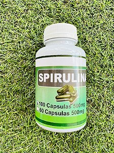 100 Cápsulas de Spirulina 500mg