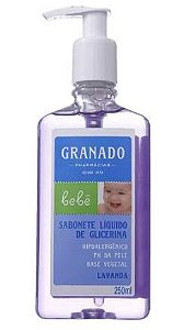 Sabonete Líquido Bebê Glicerina Lavanda Granado - 250ml