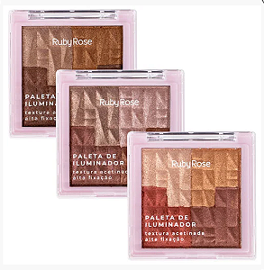 Paleta de Iluminador Ruby Rose