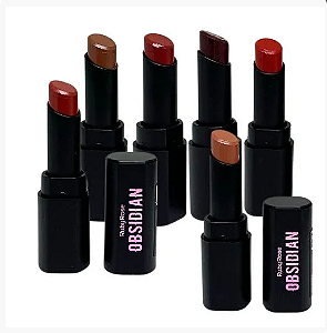 Batom Batom Obsidian Cream Satin Ruby Rose
