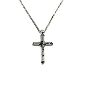 Colar Crucifixo Inca Realismo [modelo long]