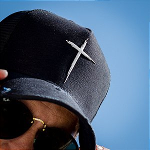 Boné Cross Black [trucker com tela]