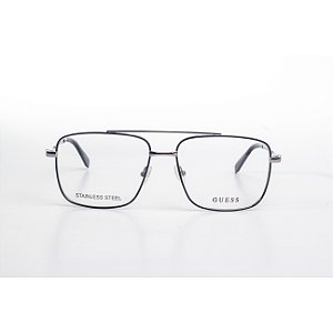 Guess óculos masculino RX metal GU50097