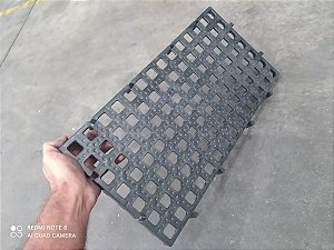 Estrado Piso Palete Pallet Plástico 25 x 50 x 2,5
