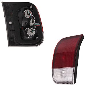 Lanterna Traseira Civic 1996 A 1998 Bicolor Tampa Porta Malas Ld