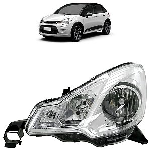 Farol C3 2012 a 2016 Foco duplo Manual Le
