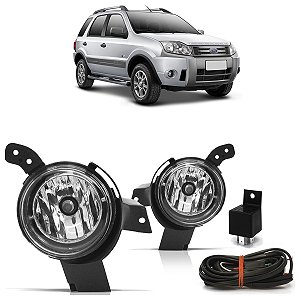 Kit Farol De Milha Ecosport 2008 A 2012 Botão Universal BR999396