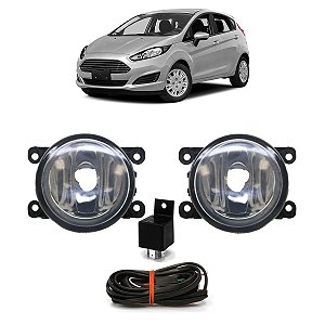 Kit Farol de Milha Fiesta 2011 A 2014 Botão Universal BR999398