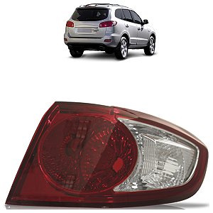 Lanterna Traseira Santa Fé 2006 A 2010 Bicolor Canto LD ZN1111136