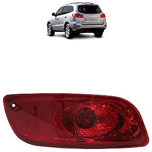 Lanterna Traseira Parachoque Santa Fé 2006 A 2010 Rubi ZN1111144