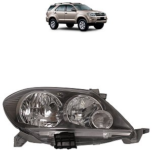 Farol Hilux Sw4 2005 A 2008 Máscara Negra ZN111216