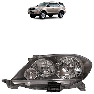 Farol Hilux Sw4 2005 A 2008 Máscara Negra ZN111217