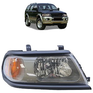 Farol Pajero Sport 2000 A 2003 Máscara Negra LD ZN1313014