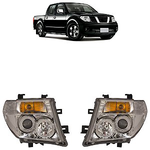 Par Farol Dianteiro Dayl Frontier LED 2008 A 2016 Cromada ZN1313173