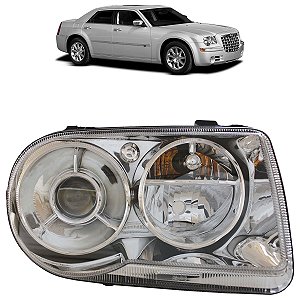 Farol 300C 2005 A 2009 Com Plug Para Xenon Sem Luz De LD ZN1313246