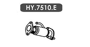 Tubo Escapamento Hb20 1.6 16V Hatch 2012 A 2014