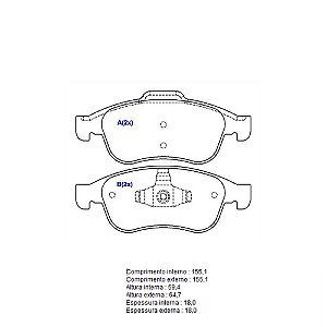 Pastilha De Freio Renault Duster / Fluence