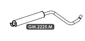 Silencioso Cruze 1.8 16V Hatch / Sedan Automático / Mecânico 2012 Em Diante Intermediario