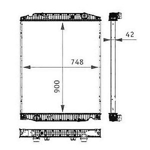 Radiador Iveco  Agua