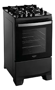 Fogão 4 Bocas Dako Supreme Glass Preto