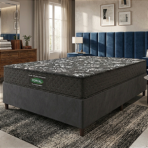 Cama Box Casal Espuma D33 Portal Supreme 138x62x188