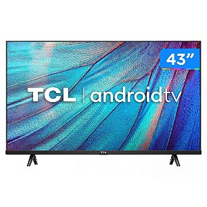 Smart TV 43” Full HD LED TCL Android TV 43S615 VA Wi-Fi Bluetooth HDR Google Assistente