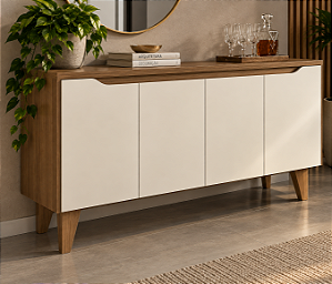 Buffet Quartzo Henn Off White/Nature