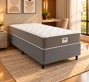 Cama Box Solteiro Portal New York Molas Ensacadas 88x69X188