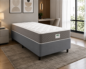Cama Box Solteiro Portal New York Molas Ensacadas 88x69X188