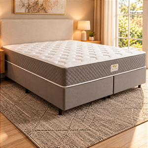 Cama Box Queen Portal New York Molas Ensacadas 158x69X198
