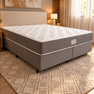 Cama Box King Portal New York Molas Ensacadas 193x69X203