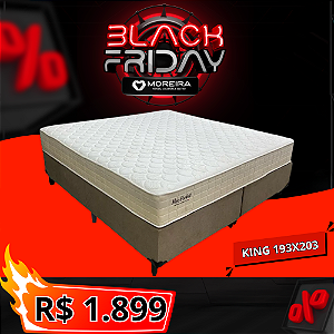 Cama Box King Molas Ensacadas Max Pocket Solar 193x69X203